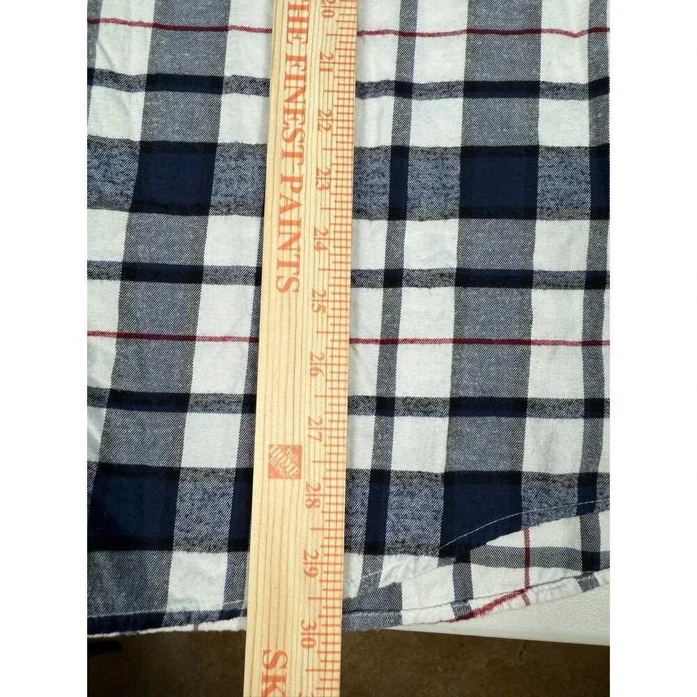 Banana Republic Plaid Button Up Men XL Multi Color